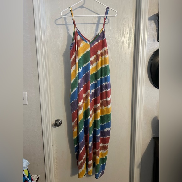 Zenana Outfitters Dresses & Skirts - Zenana Outfitters | Multicolor Tie-Dye Dress | Size Large